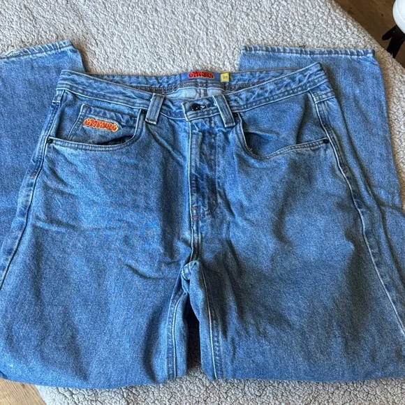 Empyre Relaxed Fit Blue Jeans - Picture 3 of 5